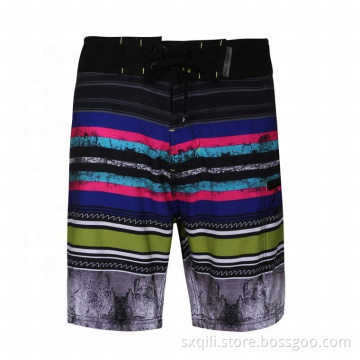 Colorful Stripe Swimwear Striped Training Men